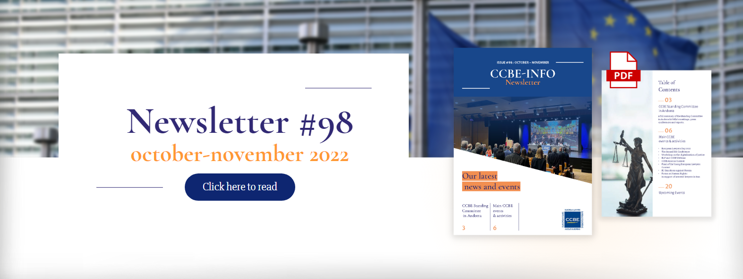 Newsletter #98 october - november 2022 - click here to read